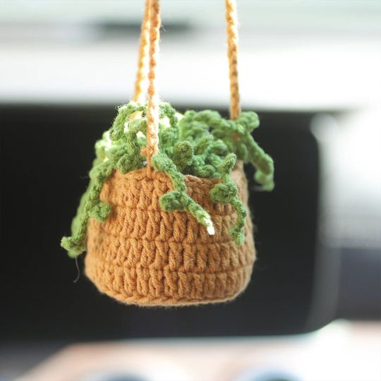 Boho Car Plant Hanging Basket