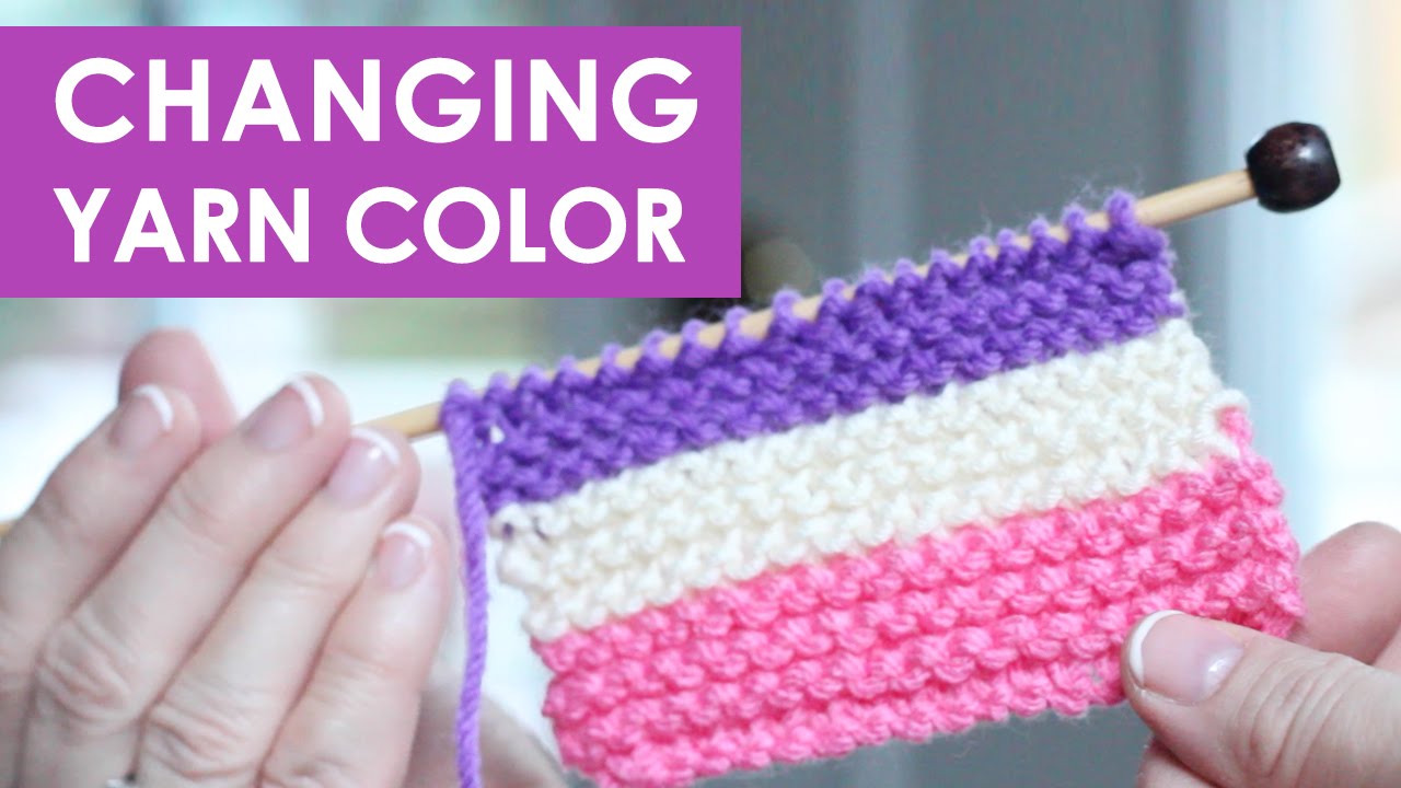 Color Changes in Knitting poster